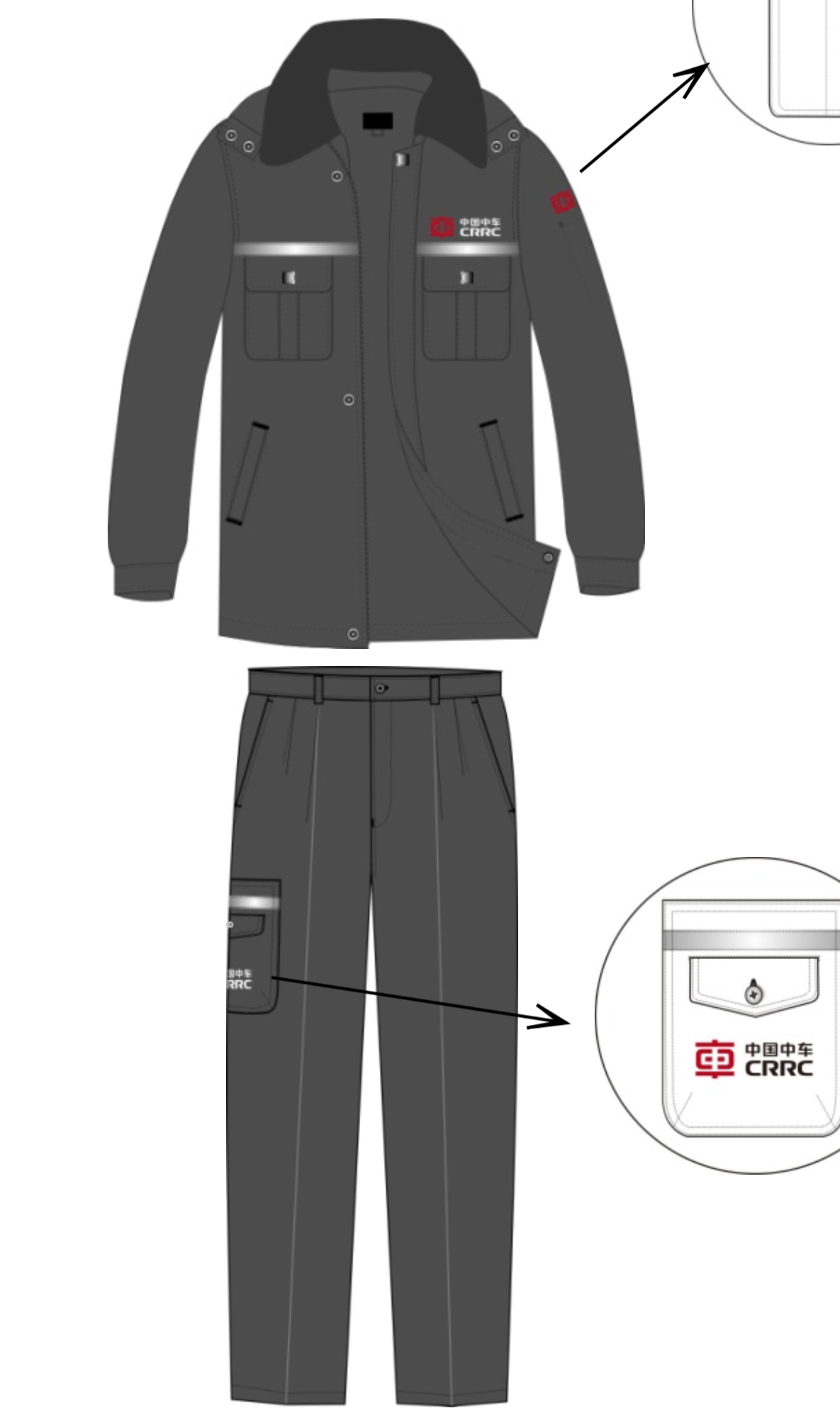 冬季棉衣工作服